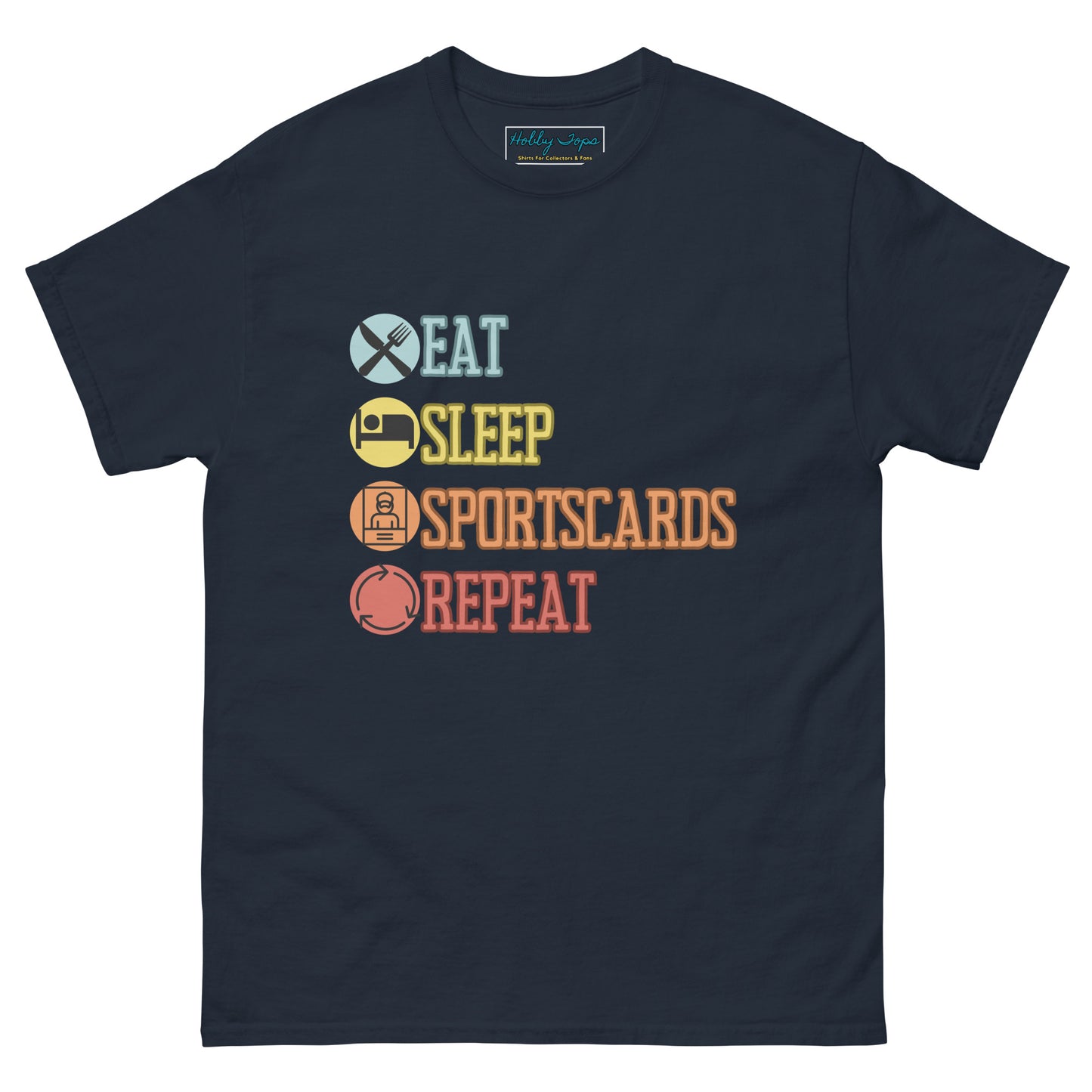 Eat Sleep Sportscards Repeat classic tee