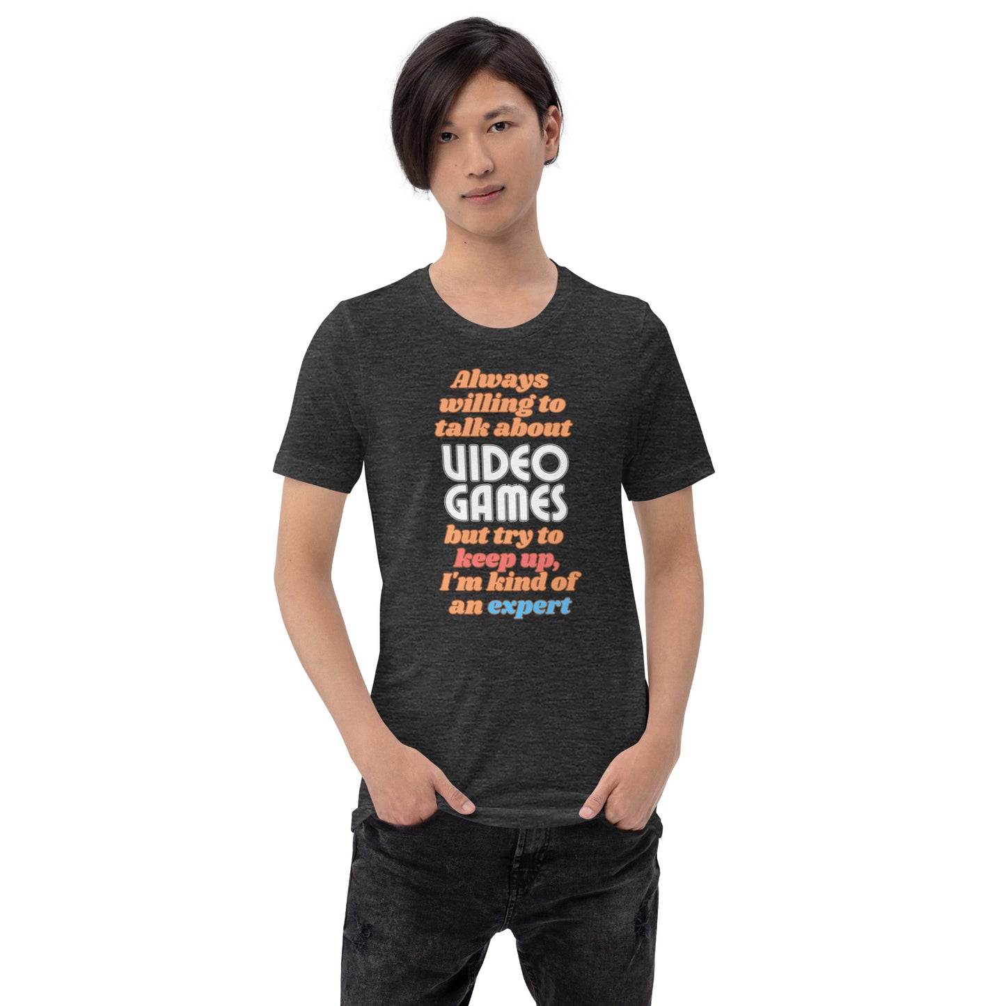 Always Willing To Talk Video Games t-shirt