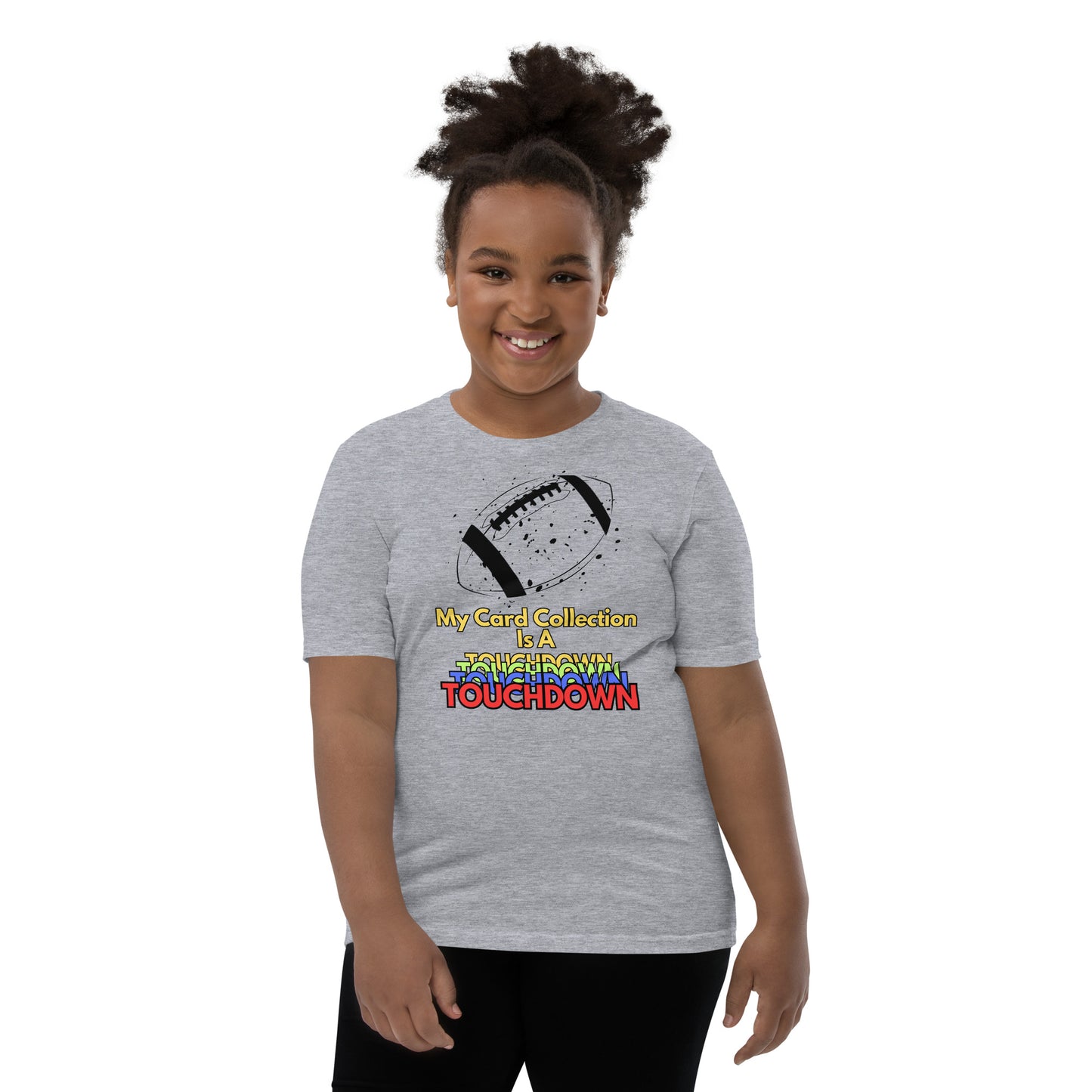 FB: My Card Collection Is A Touchdown Youth Short Sleeve T-Shirt