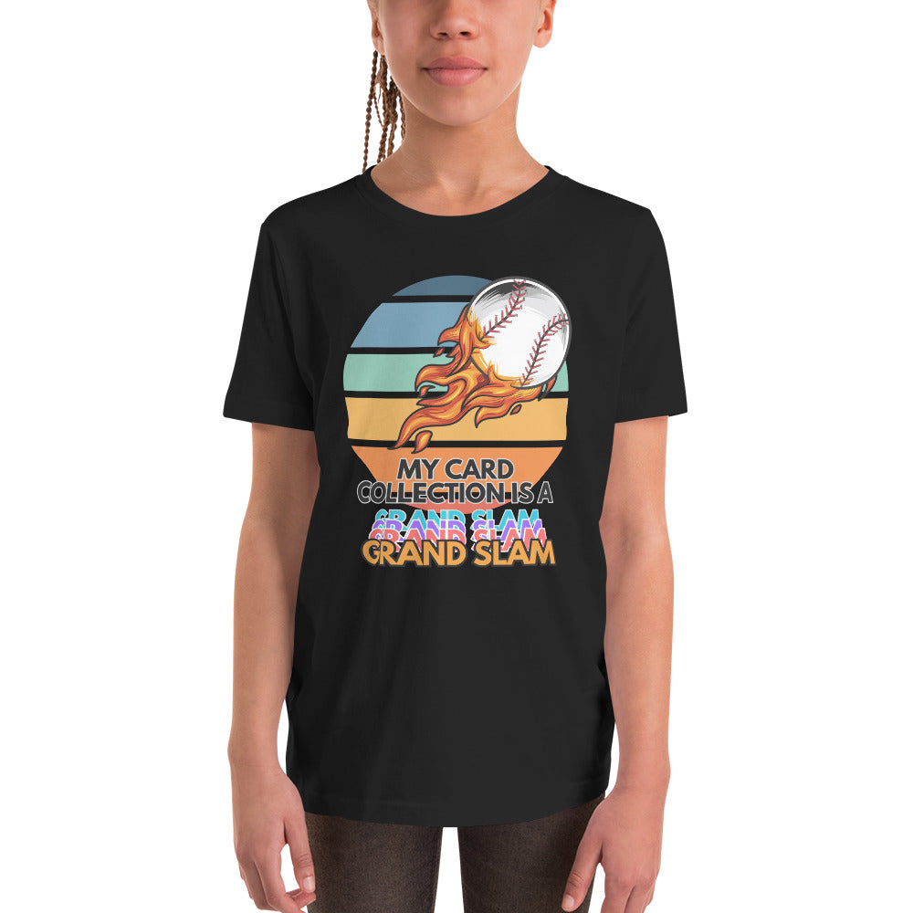 BB: My Card Collection Is A Grand Slam Youth Short Sleeve T-Shirt