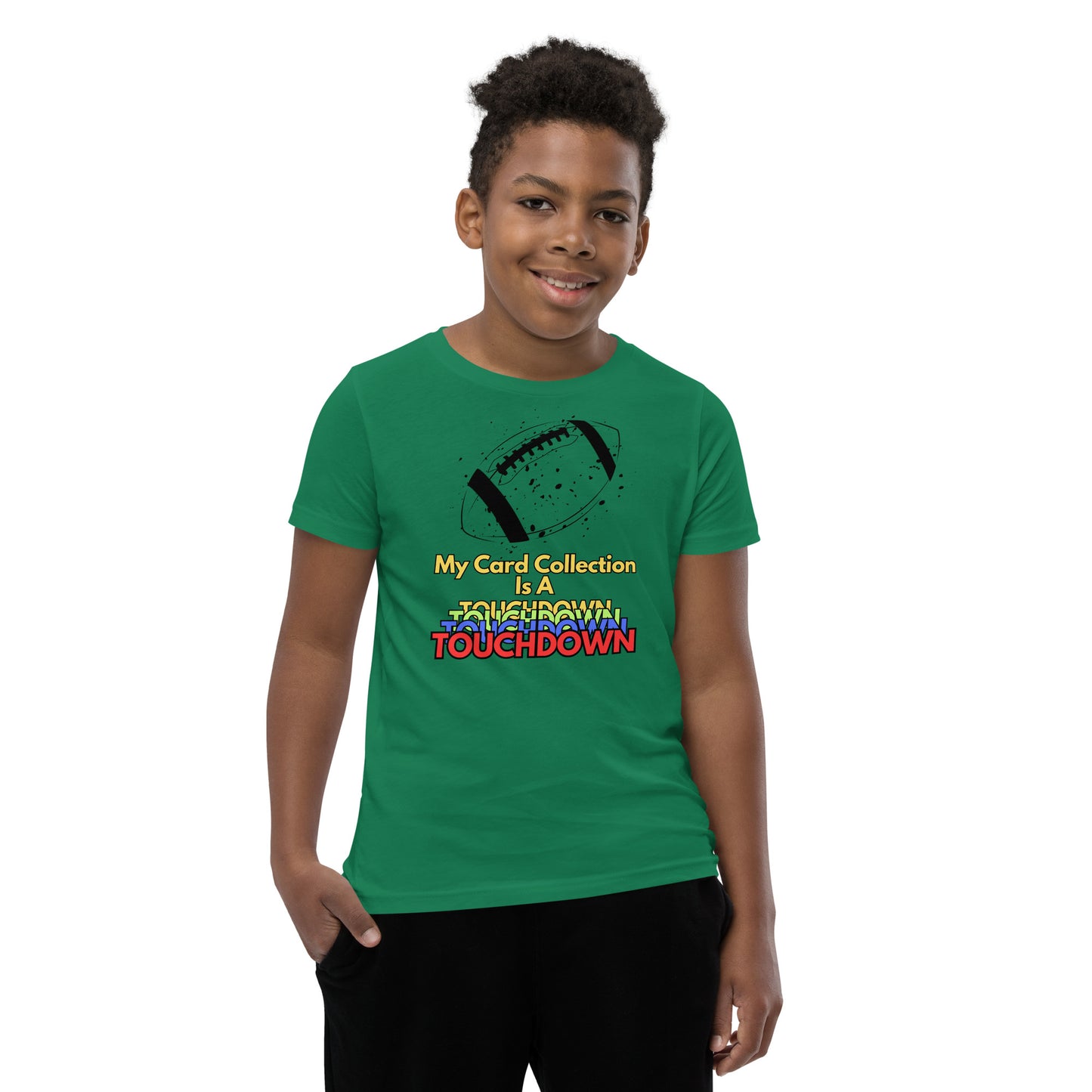 FB: My Card Collection Is A Touchdown Youth Short Sleeve T-Shirt