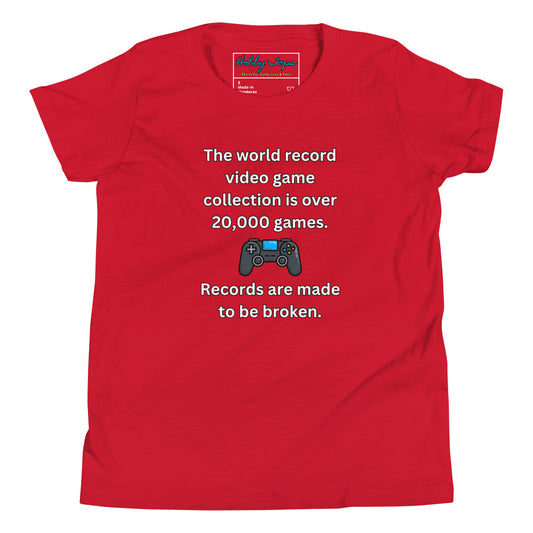 World Record Video Game Collection... youth t-shirt