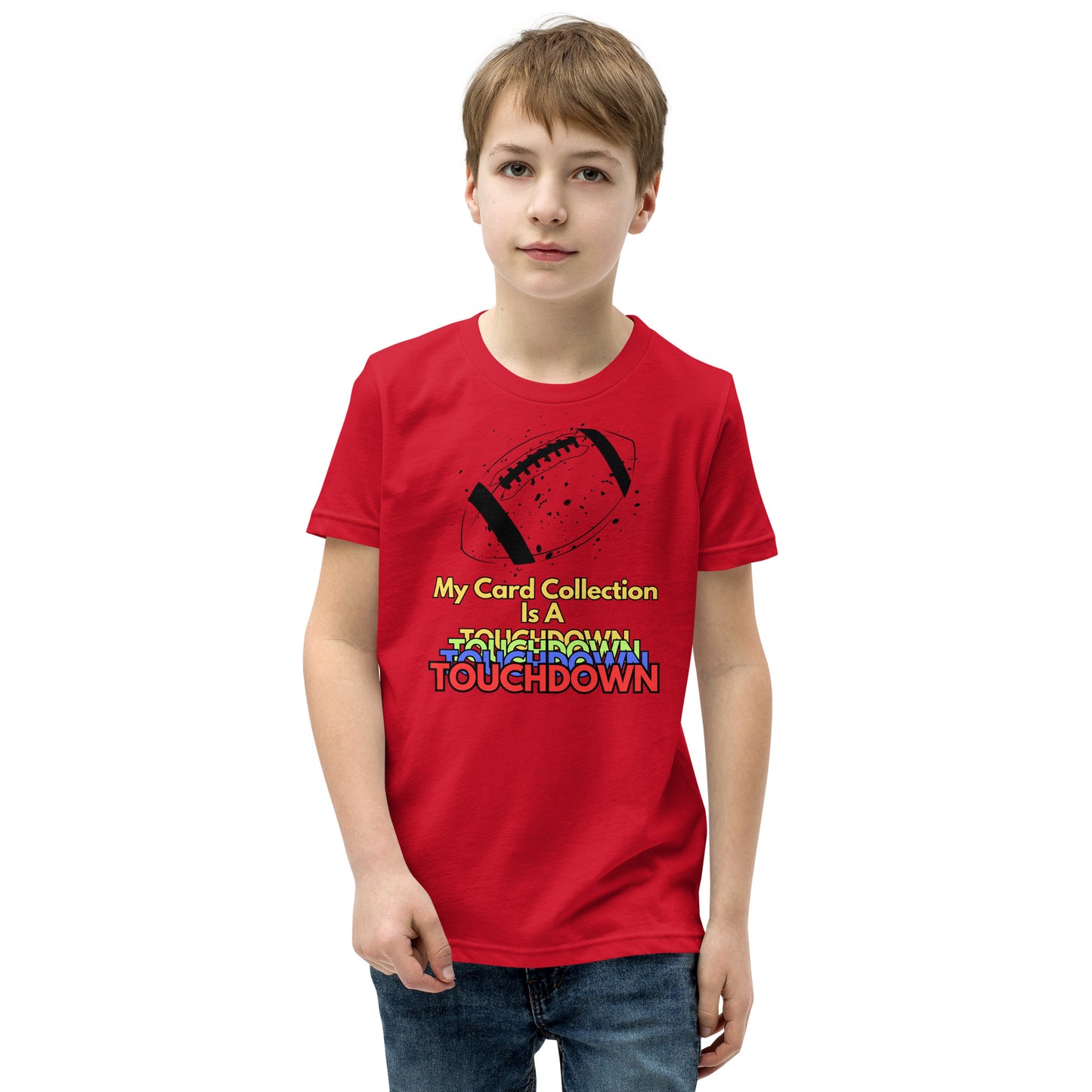 FB: My Card Collection Is A Touchdown Youth Short Sleeve T-Shirt